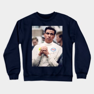 Scottish Racing Legend Jim Clark in colour Crewneck Sweatshirt